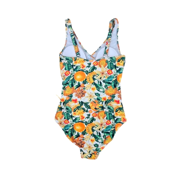 Nip Tuck Swim Joanne Citrus Blend Tummy Control Wrap One-Piece Swimsuit Size 4 - Picture 12 of 14
